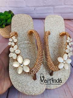 Havaianas Top Flor Gold