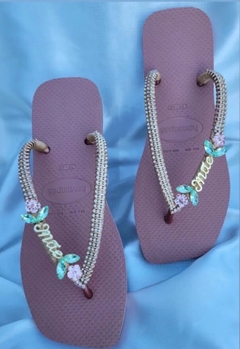 Havaianas Square Mãe Floral Lateral