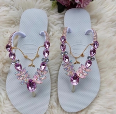 Havaianas Sereia Cristal Rosa - comprar online