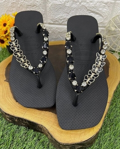HAVAIANAS SQUARE BORBOLETA BLACK