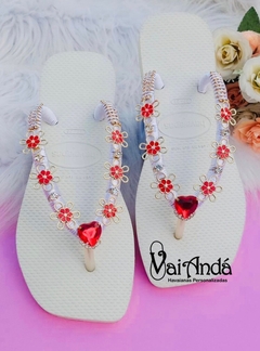 Havaianas Square Flor Red