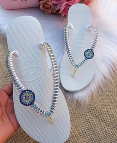 Havaianas Olho Grego WHITE