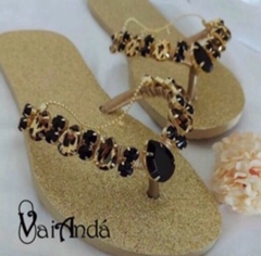 Havaianas Flat Felina Gold