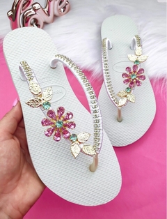 Havaianas Slim Flor Rosa - comprar online