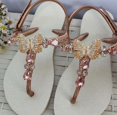 Havaianas Twist Borboleta Gold