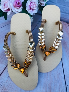 Havaianas Escaminha Dourado