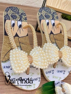 Havaianas Minnie Laço Pérolas