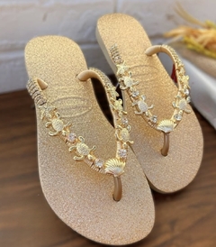 Havaianas Square Tartaruga Glitter - comprar online