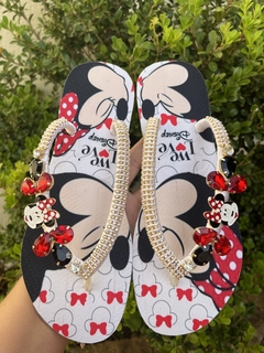 Havaianas Minnie e Mikey Beijo Lateral - comprar online