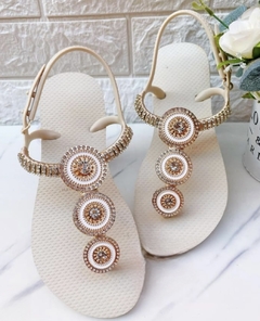 Havaianas Twist Plus Mandala ( Bege Palha) - comprar online