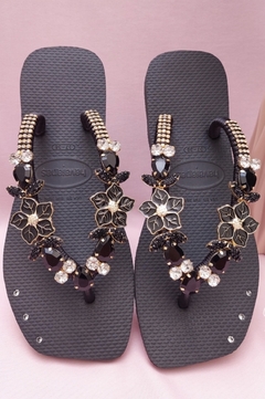 Havaianas Square Flor Black