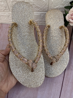 Havaianas Fini Glitter Dourado