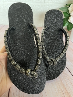 Havaianas Fini Glitter Black