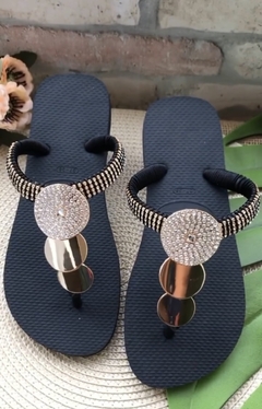 Havaianas Top Rasteirinha Esfera Dourada