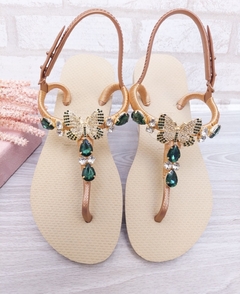 Havaianas Twist Borboleta Verde - comprar online
