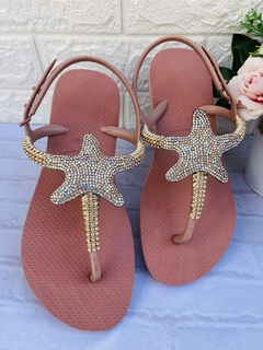 Havaianas Twist Estrela Strass - Rosa - comprar online