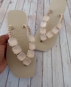 Havaianas Square Quadradinho (areia)