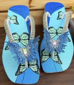 Havaianas Square Borboleta Glitter Fashion