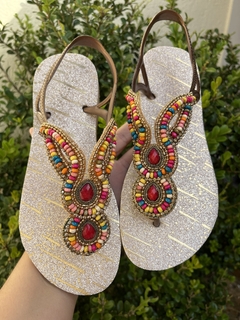 Havaianas Lunna Boho com glitter
