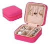 Caja Alhajero Joyero Organizador Anillos Bijouterie 10 Fucsia