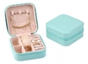 Caja Alhajero Joyero Organizador Anillos Bijouterie 10cm Aqua