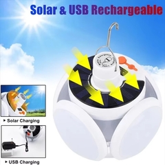 Lampara de Camping Colgante Recargable Usb Y Solar - tienda online