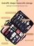 Imagen de Bolso Organizador De Maquillaje Profesional Maletín Xl Negro