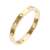 Pulsera Tipo Brazalete Estrellas Chapa Oro 18k