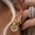 Aretes Arracadas Hoops Baño Oro 18k Micro Pavé - comprar en línea