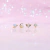 Set 4 Aretes Luna Estrella Alas Y Corazón Plata Ley .925 18k en internet