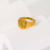 Anillo Luna Y Estrella Zirconias Chunky Chapa Oro 18 K en internet