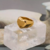 Anillo Gran Corazón Chunky Chapa De Oro 18 K en internet