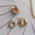 Aretes Arracadas Hoops Baño Oro 18k Micro Pavé - Moda Turín