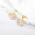 Aretes Planeta y Estrellas Micro Pavé Zirconias Baño Oro 18k - tienda en línea