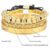 Set 3 Pulseras Brazaletes Corona Real Lujo Acero Inoxidable - comprar en línea