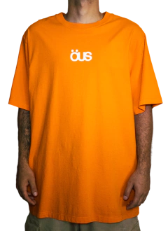 CAMISETA ÖUS SEMI LOGO LARANJA