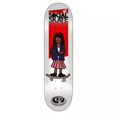 Shape Marfim DD X Social Skate Menina Drop Dead 7.9