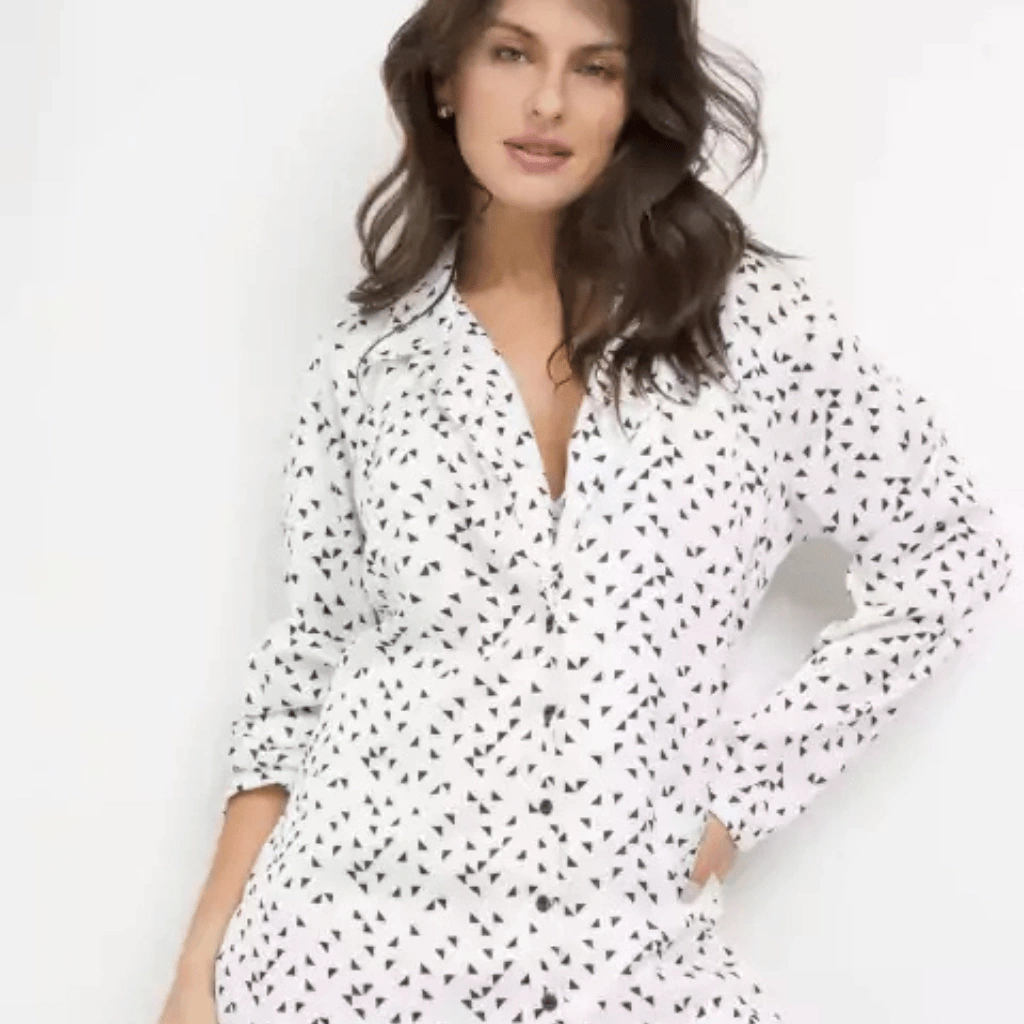 CAMISÃO EM CETIM COM TOQUE DE SEDA - AMÁLIA