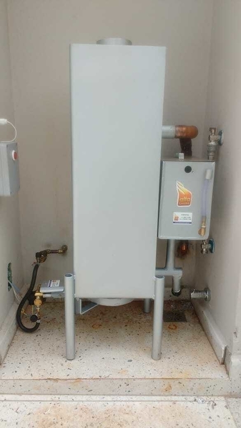 Sauna A Gás Para Até 40m3 Com Acendimento E Term. Digital