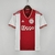 Camisa ajax branca e vermelha