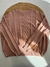 Sweater trenzado rosa viejo