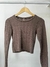 Sweater top chocolate