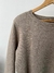 Sweater gris con hombreras - comprar online