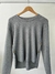 Sweater boton madera