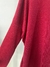 Sweater box tajo cuello redondo - comprar online
