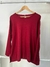 Sweater box tajo cuello redondo