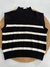 Sweater chaleco luiggie rayado