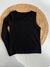 Sweater asimetrico negro