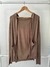Saquito marron Cami