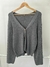 Cardigan gris suelto - comprar online